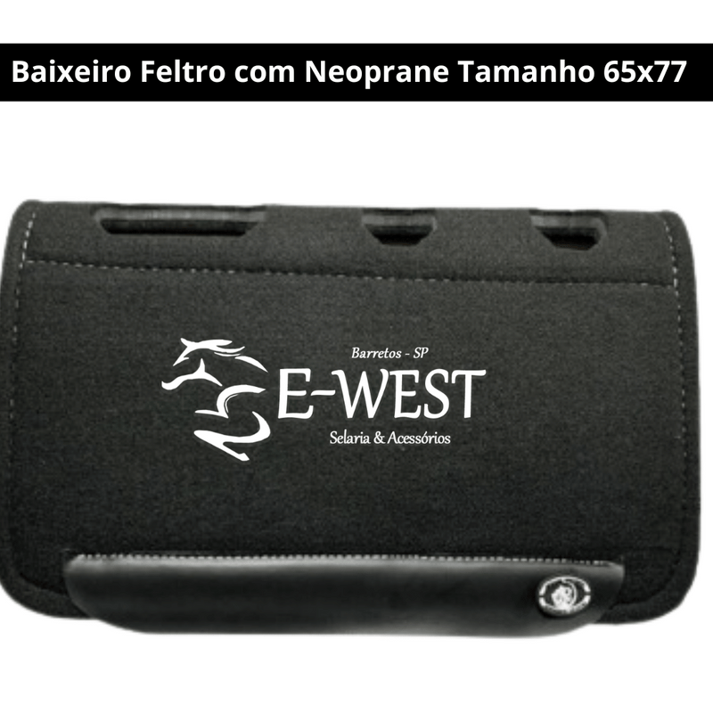 Manta de Feltro com Neoprane Tamanho 65x77 - E-West Barretos