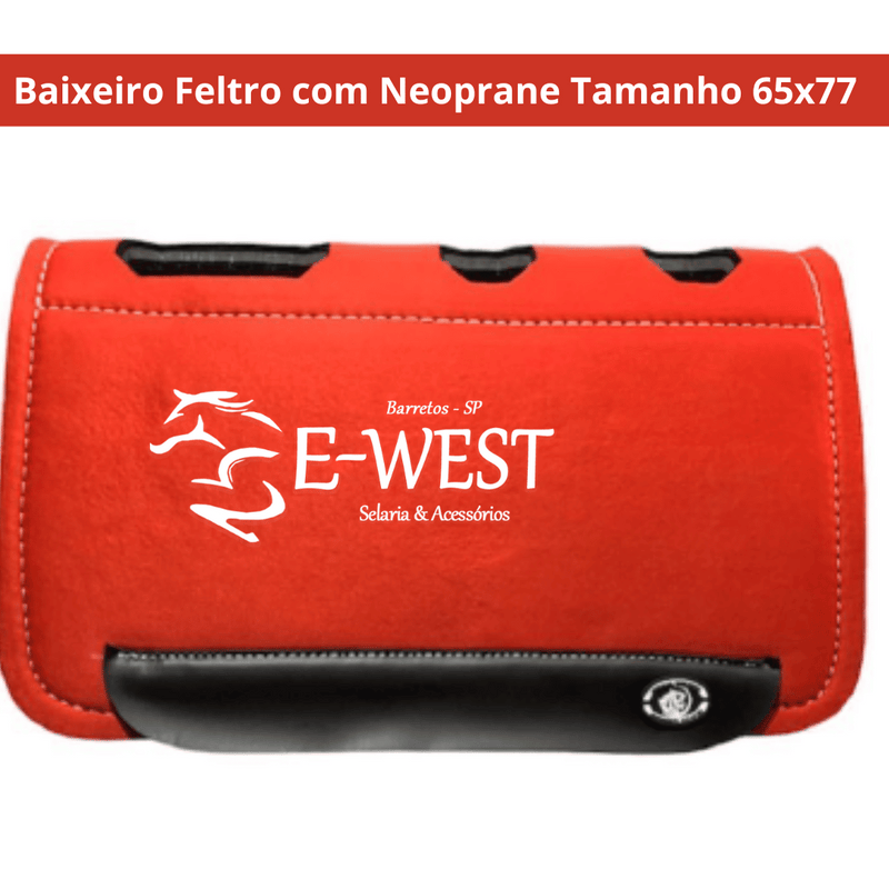 Manta de Feltro com Neoprane Tamanho 65x77 - E-West Barretos