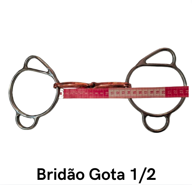 Bridão Gota Torcido Código 30.083 - bocal cobreado estrutura de Inox superleve, antitérmico, confortável e matéria prima importada.