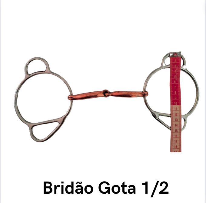 Bridão Gota Torcido Código 30.083 - bocal cobreado estrutura de Inox superleve, antitérmico, confortável e matéria prima importada.