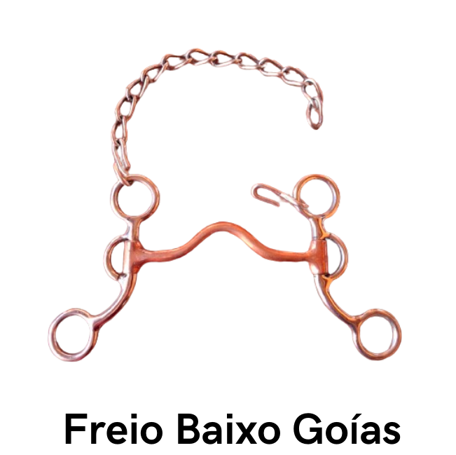 Freio Bob Baixo - Código  20.013 Bocal cobreado estrutura de Inox superleve, antitérmico, confortável e matéria prima importada.