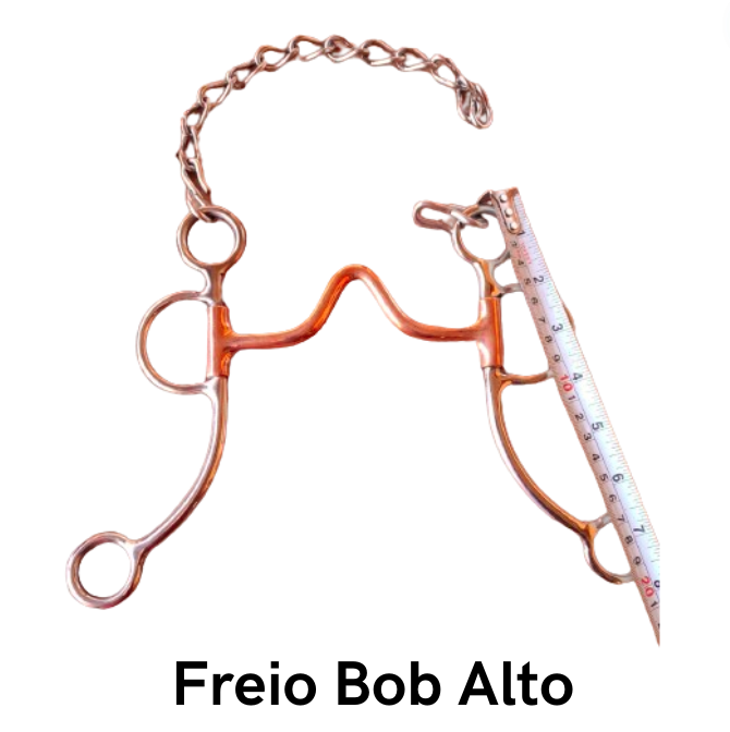 Freio Bob Alto Código 20.012 -  bocal cobreado estrutura de Inox superleve, antitérmico, confortável e matéria prima importada.