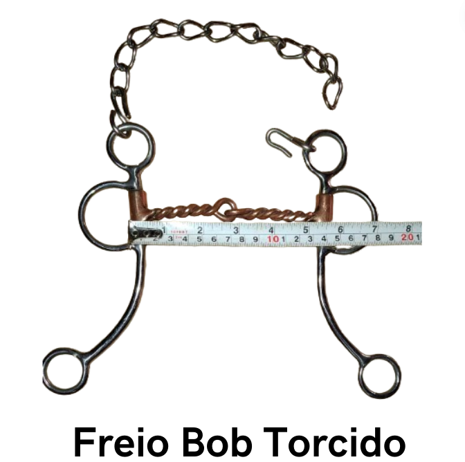 Freio Bob Torcido - Código 20.015  Bocal cobreado estrutura de Inox superleve, antitérmico, confortável e matéria prima importada.