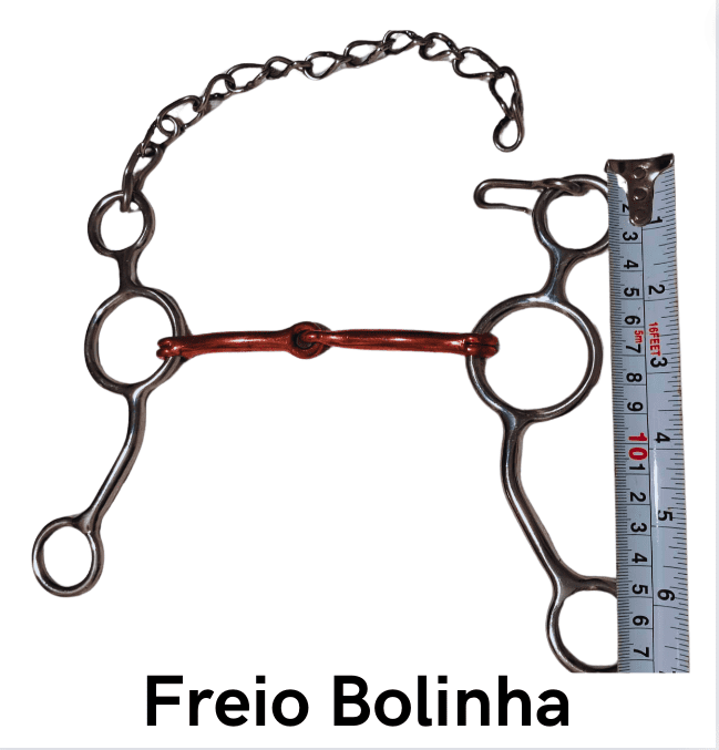 Freio Bolinha - Código 20.020  Bocal cobreado estrutura de Inox superleve, antitérmico, confortável e matéria prima importada.