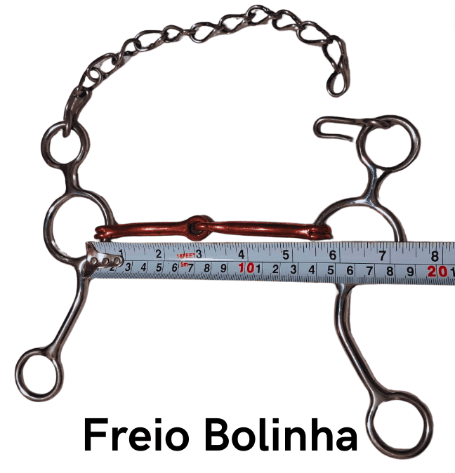 Freio Bolinha - Código 20.020  Bocal cobreado estrutura de Inox superleve, antitérmico, confortável e matéria prima importada.