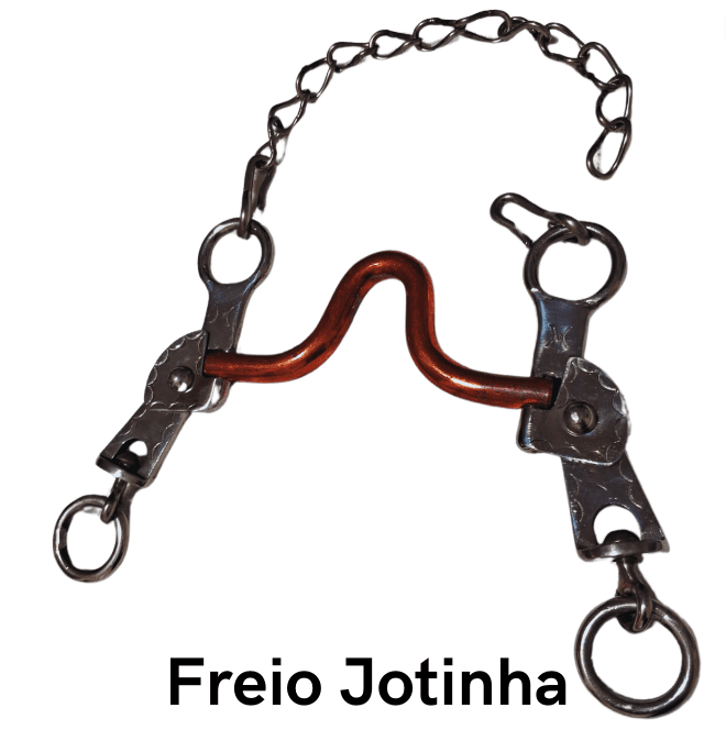 Freio Jotinha - Código 20.190 -  bocal cobreado estrutura de Inox superleve, antitérmico, confortável e matéria prima importada.