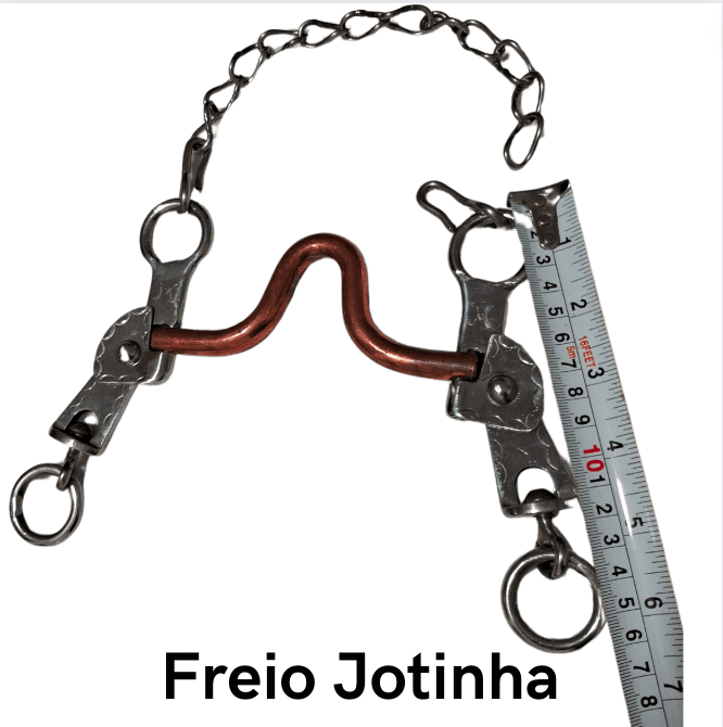 Freio Jotinha - Código 20.190 -  bocal cobreado estrutura de Inox superleve, antitérmico, confortável e matéria prima importada.