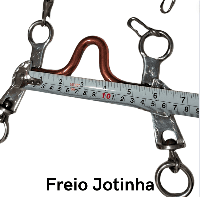 Freio Jotinha - Código 20.190 -  bocal cobreado estrutura de Inox superleve, antitérmico, confortável e matéria prima importada.