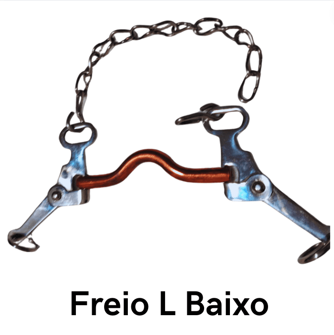 Freio L Baixo Código 20.072 - bocal cobreado estrutura de Inox superleve, antitérmico, confortável e matéria prima importada.