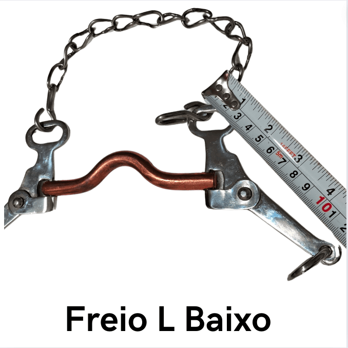 Freio L Baixo Código 20.072 - bocal cobreado estrutura de Inox superleve, antitérmico, confortável e matéria prima importada.