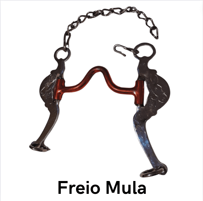 Freio Mula 20.130 Bocal cobreado estrutura de Inox superleve, antitérmico, confortável e matéria prima importada.