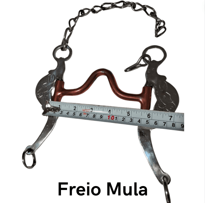 Freio Mula 20.130 Bocal cobreado estrutura de Inox superleve, antitérmico, confortável e matéria prima importada.