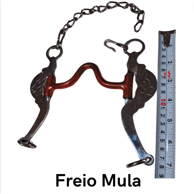 Freio Mula 20.130 Bocal cobreado estrutura de Inox superleve, antitérmico, confortável e matéria prima importada.