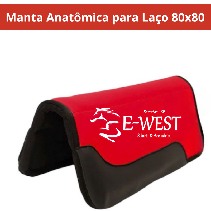 Manta Anatômica para Provas de Laço - E-West Barretos