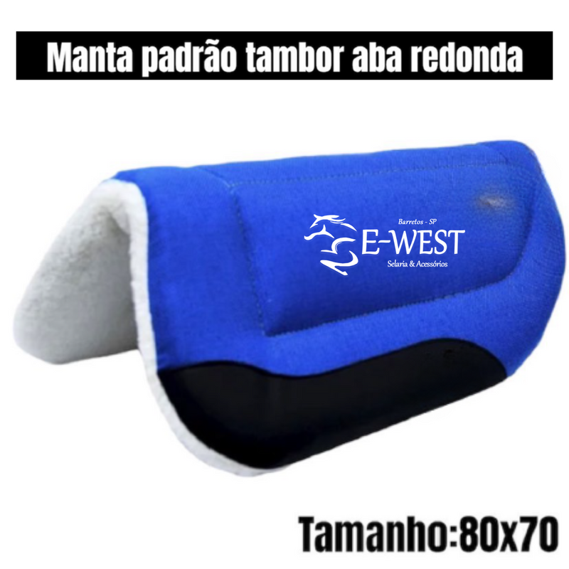 Manta para Prova Tambor com Aba Redonda - E-West Barretos