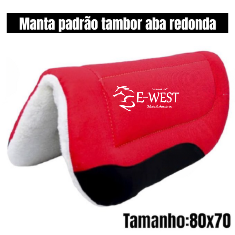 Manta para Prova Tambor com Aba Redonda - E-West Barretos