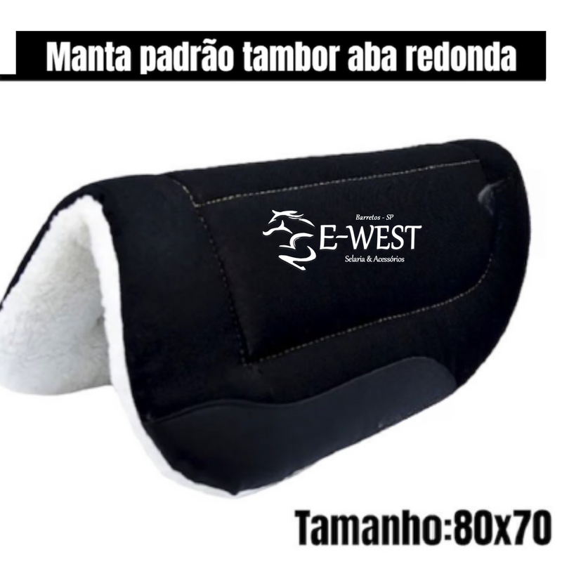 Manta para Prova Tambor com Aba Redonda - E-West Barretos