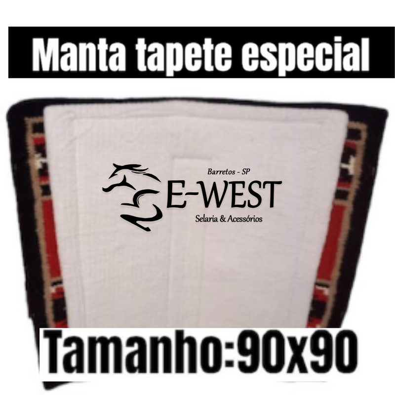 Manta Importada Tapete Especial - E-West Barretos