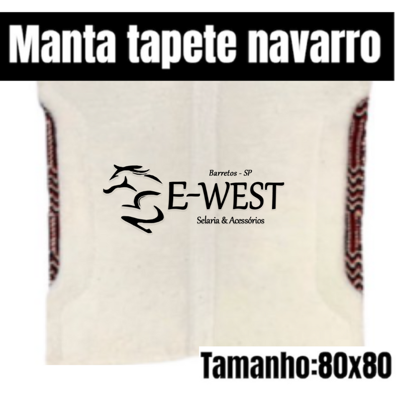 Manta Importada Tapete Navarro - E-West Barretos