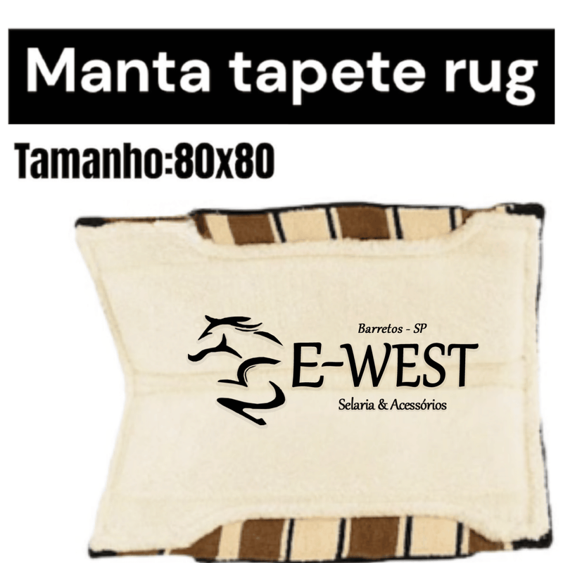 Manta Tapete Rug - E-West Barretos