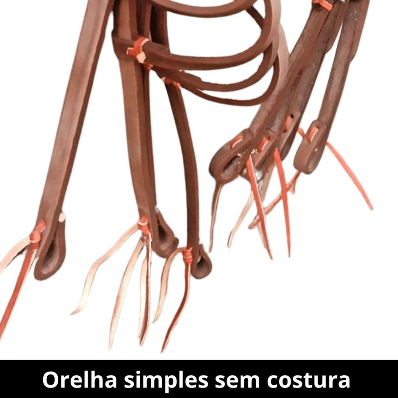 Cabeçada com Orelha sem Costura - E-West Barretos